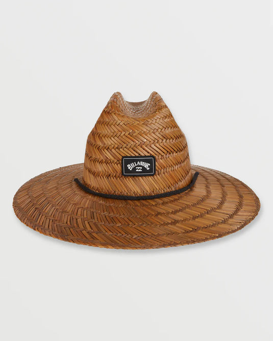 Billabong Unisex Tides Straw Lifeguard Hat Brown MAHW1BTI-BRN