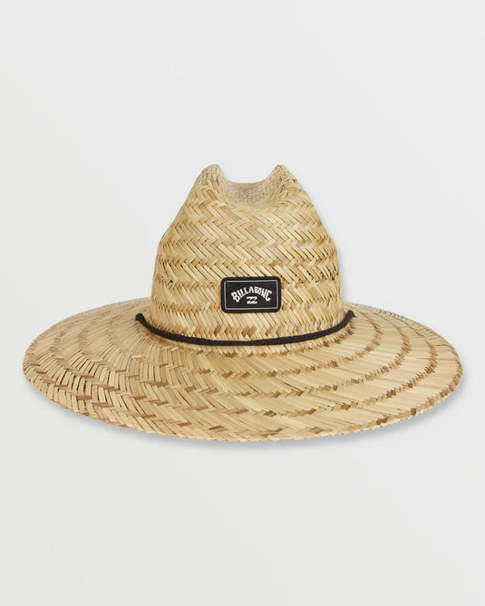 Billabong Unisex Tides Straw Lifeguard Hat Natural MAHW1BTI-NAT