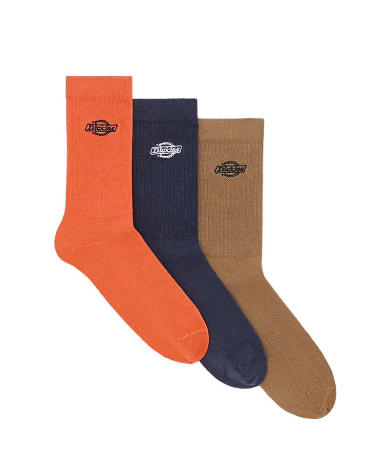 Load image into Gallery viewer, Dickies Unisex Summerdale Socks (3 Pack) Navy Blue DK0A88QJNV01
