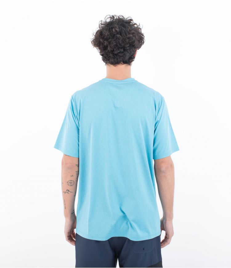 Load image into Gallery viewer, Hurley Men&#39;s Everyday Hybrid UPF T-Shirt Tahitian Teal MAT0000990-H4051
