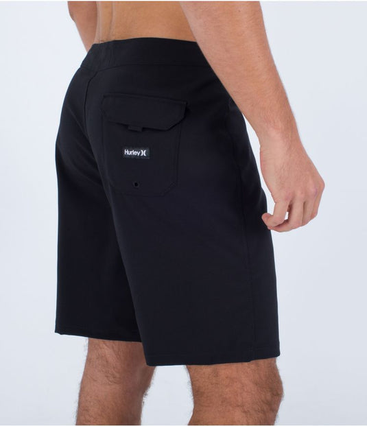 Hurley Men's One And Only Solid 20" Boardshorts Black MBS0011000-H010