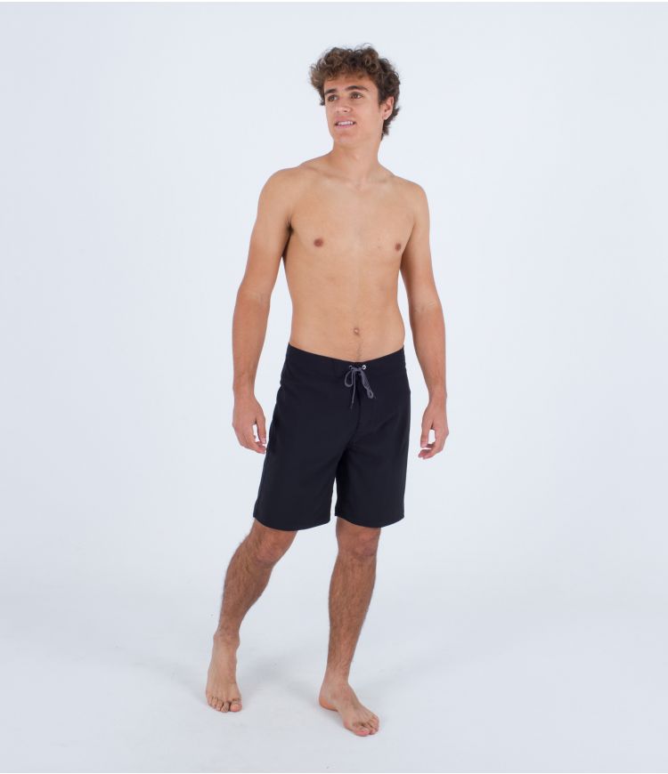 Load image into Gallery viewer, Hurley Men&#39;s One And Only Solid 20&quot; Boardshorts Black MBS0011000-H010

