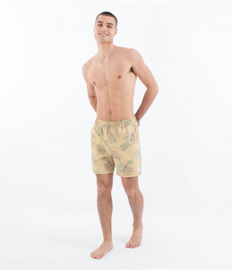 Load image into Gallery viewer, Hurley Men&#39;s Phantom Naturals Cannonball Volley 17&quot; Boardshorts Dusty Cheddar MBS0011880-H715
