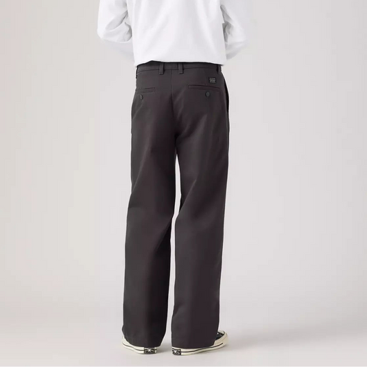 Levi's Men's Loose Pleated Work Chinos Pants Pitbull Grey 007WB0001