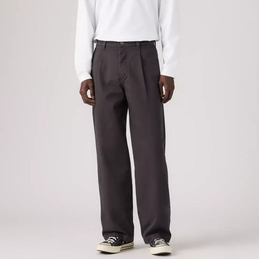 Levi's Men's Loose Pleated Work Chinos Pants Pitbull Grey 007WB0001