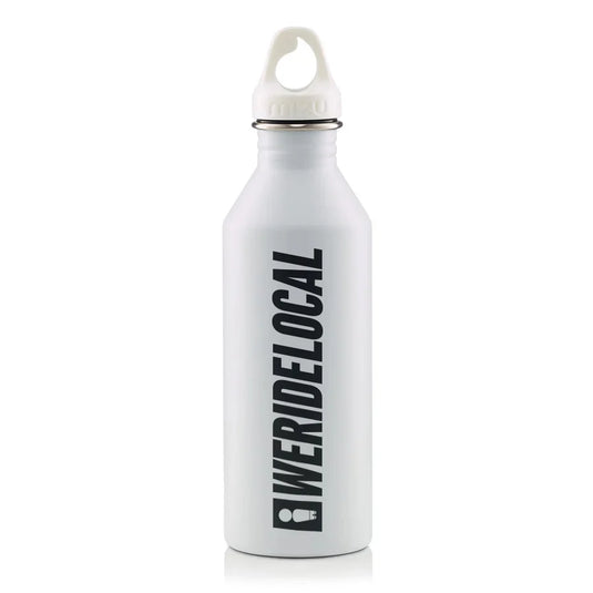 We Ride Local X Mizu Unisex Water Bottle White WB_SS26