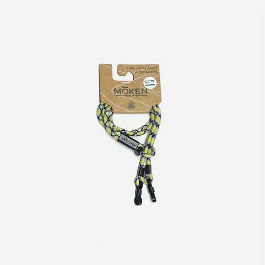 Moken Unisex Sunglasses Ring Cords Yellow/Blue/Black MKN06-YL-BLU-BLK