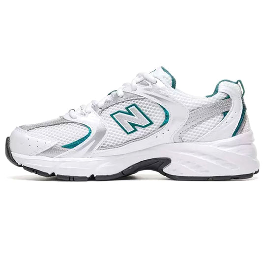 New Balance Unisex 530 Shoes White/Green MR530AB