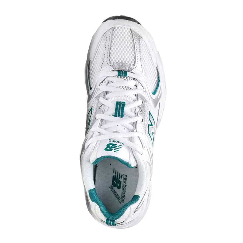 Load image into Gallery viewer, New Balance Unisex 530 Shoes White/Green MR530AB
