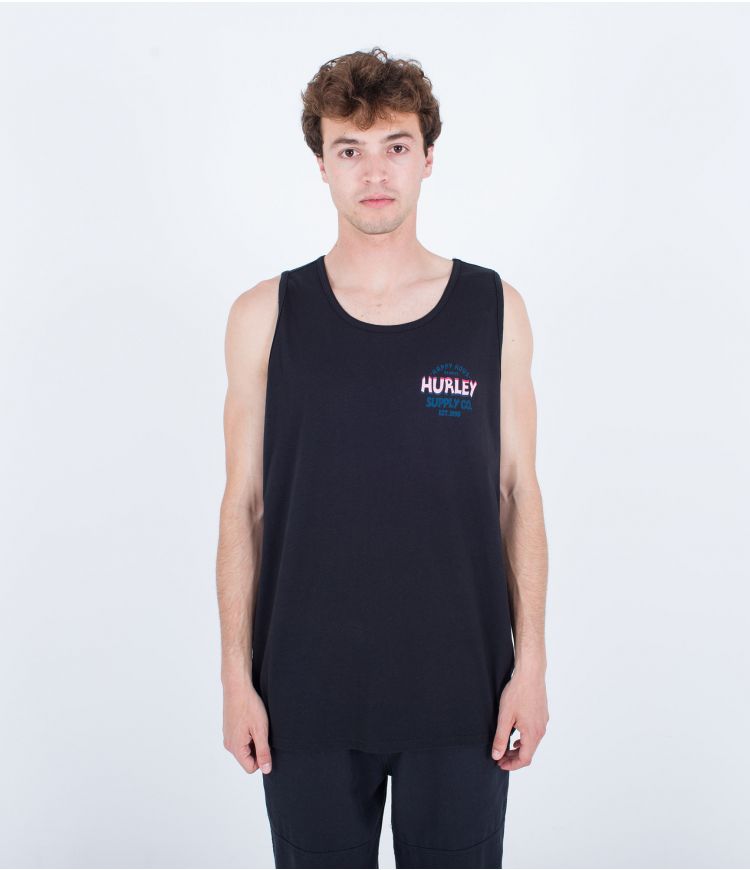 Load image into Gallery viewer, Hurley Men&#39;s Mai Tai Tank Top Black MTK0004680-H010

