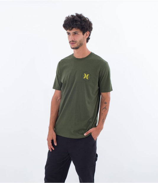 Hurley Everyday Island Time Charcoal Fern T-Shirt MTS0037510-H3007