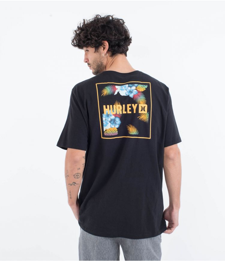 Load image into Gallery viewer, Hurley Men&#39;s Four Corners T-Shirt Black MTS0039140-H010
