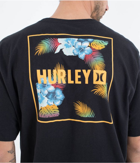 Hurley Men's Four Corners T-Shirt Black MTS0039140-H010