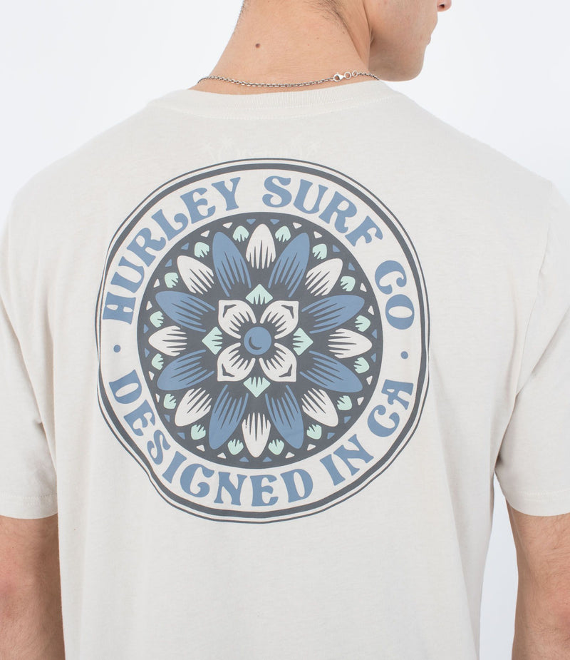 Load image into Gallery viewer, Hurley Men&#39;s Everyday Pedals T-Shirt Bone MTS0039260-H073
