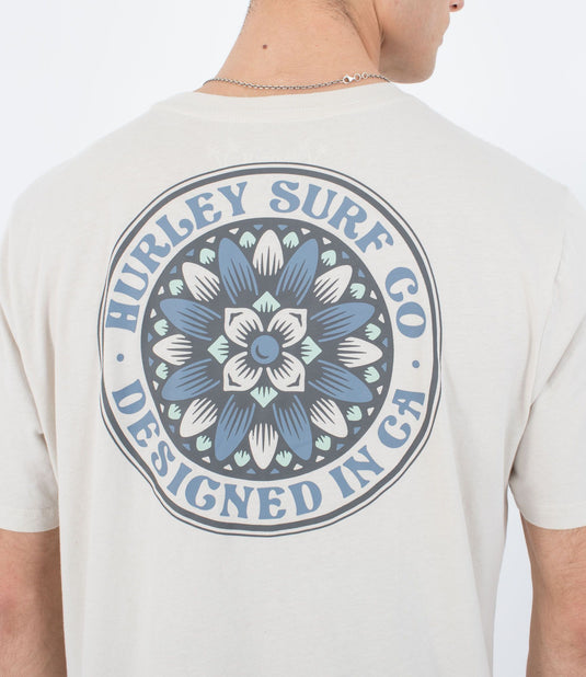 Hurley Men's Everyday Pedals T-Shirt Bone MTS0039260-H073