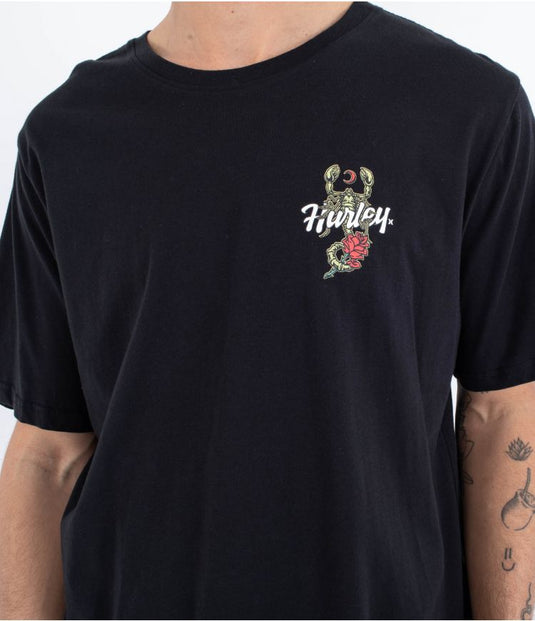 Hurley Men's Everyday Poison T-Shirt Black MTS0039280-H010