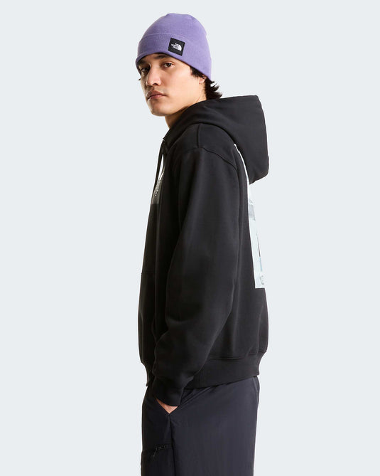 The North Face Men’s Apex ’75 Collage Relaxed Hoodie TNF Black NF0A8H54JK3