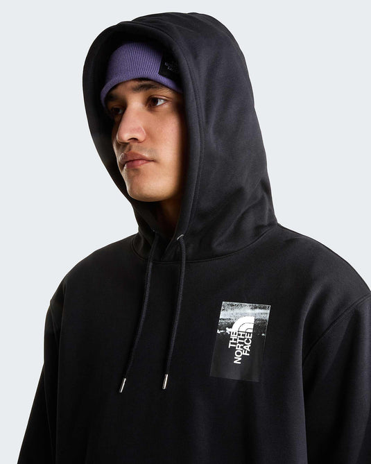 The North Face Men’s Apex ’75 Collage Relaxed Hoodie TNF Black NF0A8H54JK3
