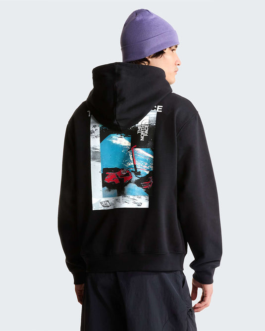 The North Face Men’s Apex ’75 Collage Relaxed Hoodie TNF Black NF0A8H54JK3