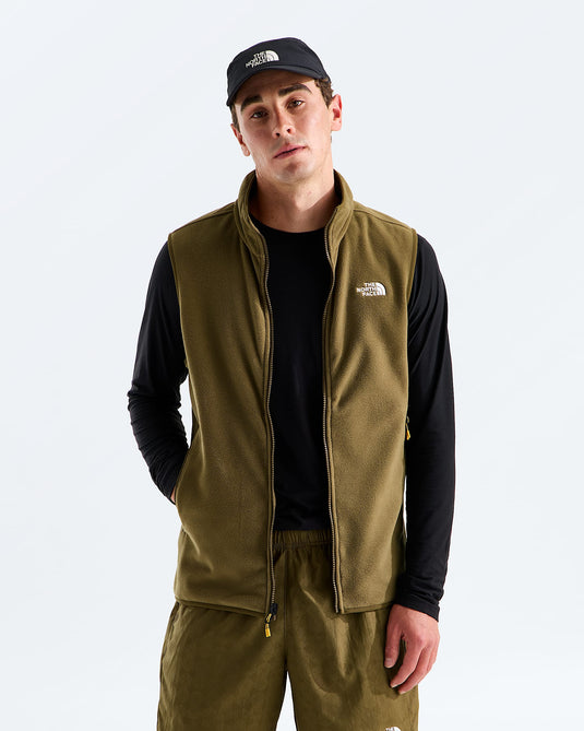 The North Face Men’s Glacier Fleece Vest Caraway Seed NF0A8DQN2EK
