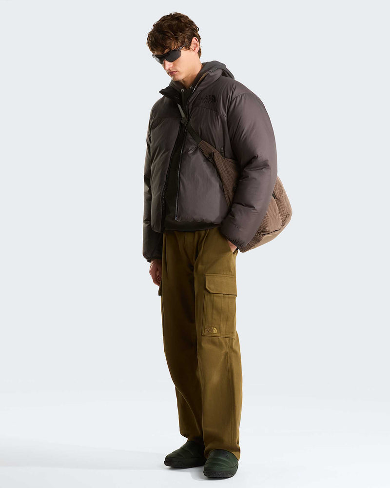 Load image into Gallery viewer, The North Face Men's Nuptse Winter Mules Bottle Green-TNF Black NF0A5G2FT5V1-090
