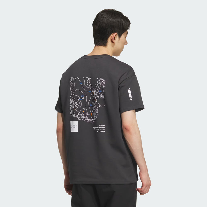 Load image into Gallery viewer, Adidas Terrex Men's Xploric Graphic T-Shirt Carbon KE3698
