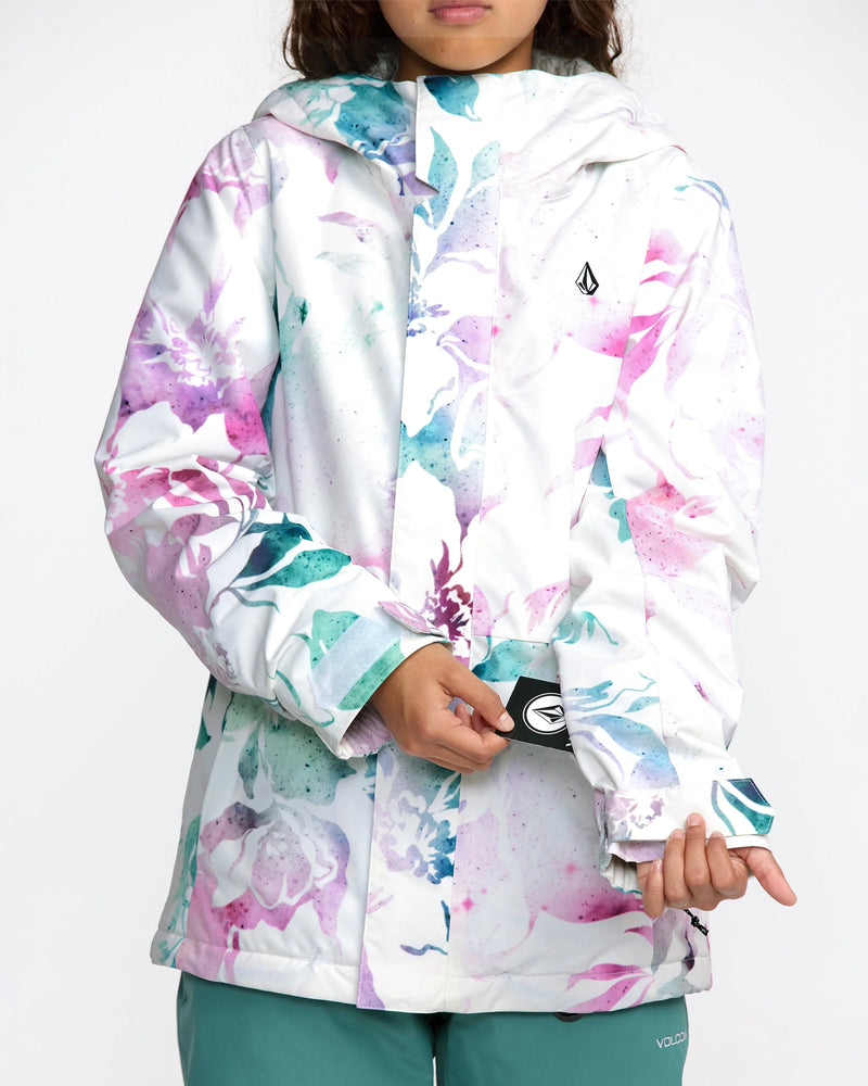 Load image into Gallery viewer, Volcom Kids&#39; Sass&#39;N&#39;Frass Insulated Snow Jacket White N0452601-WHT

