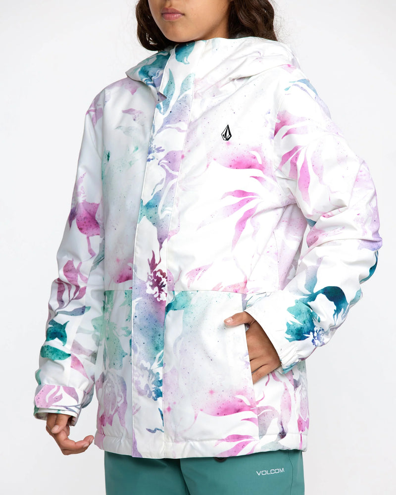 Load image into Gallery viewer, Volcom Kids&#39; Sass&#39;N&#39;Frass Insulated Snow Jacket White N0452601-WHT
