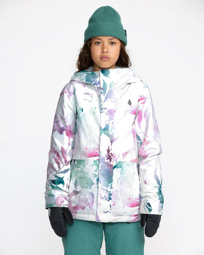 Load image into Gallery viewer, Volcom Kids&#39; Sass&#39;N&#39;Frass Insulated Snow Jacket White N0452601-WHT
