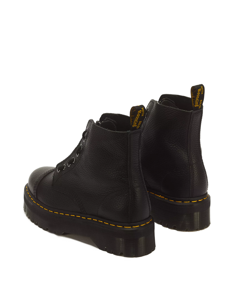 Load image into Gallery viewer, Dr. Martens Women's Sinclair Milled Nappa Leather Boots Shoes Black 22564001
