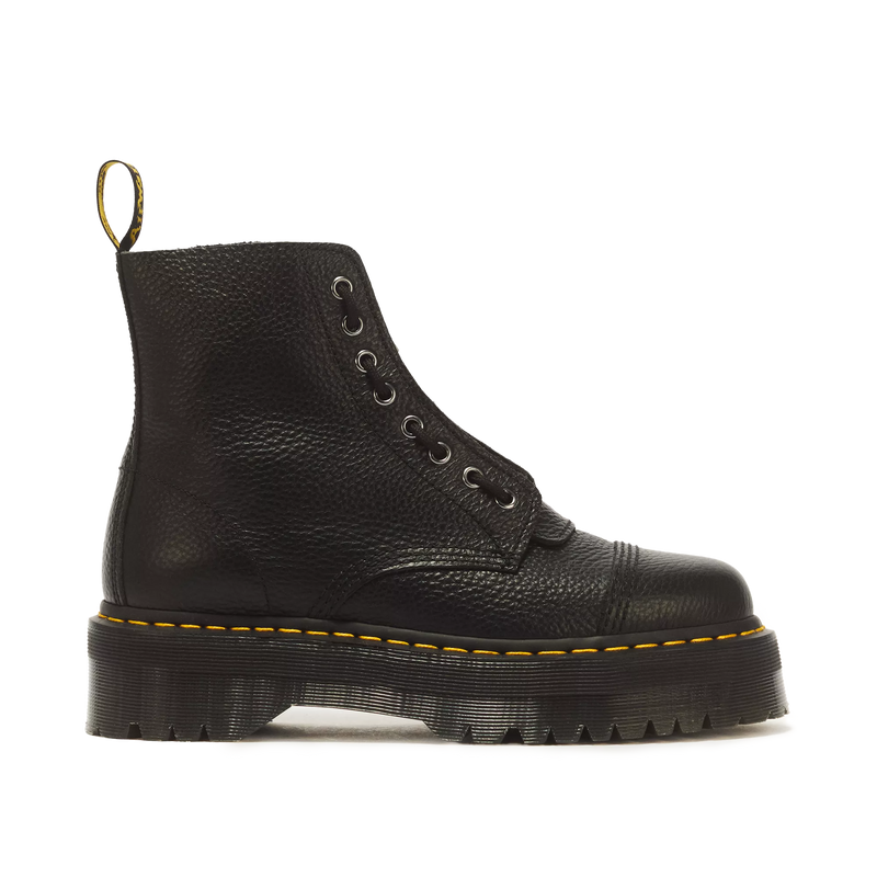 Load image into Gallery viewer, Dr. Martens Women's Sinclair Milled Nappa Leather Boots Shoes Black 22564001
