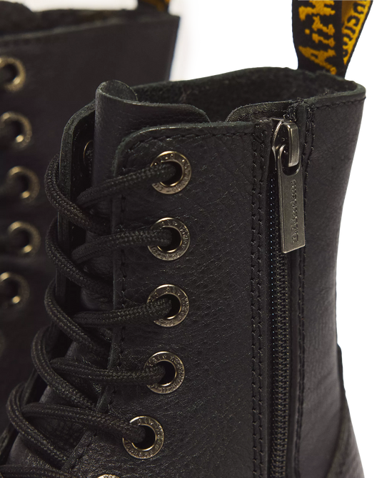 Dr.Martens Women's Jadon III Pisa Leather Platform Boots Black 26378001