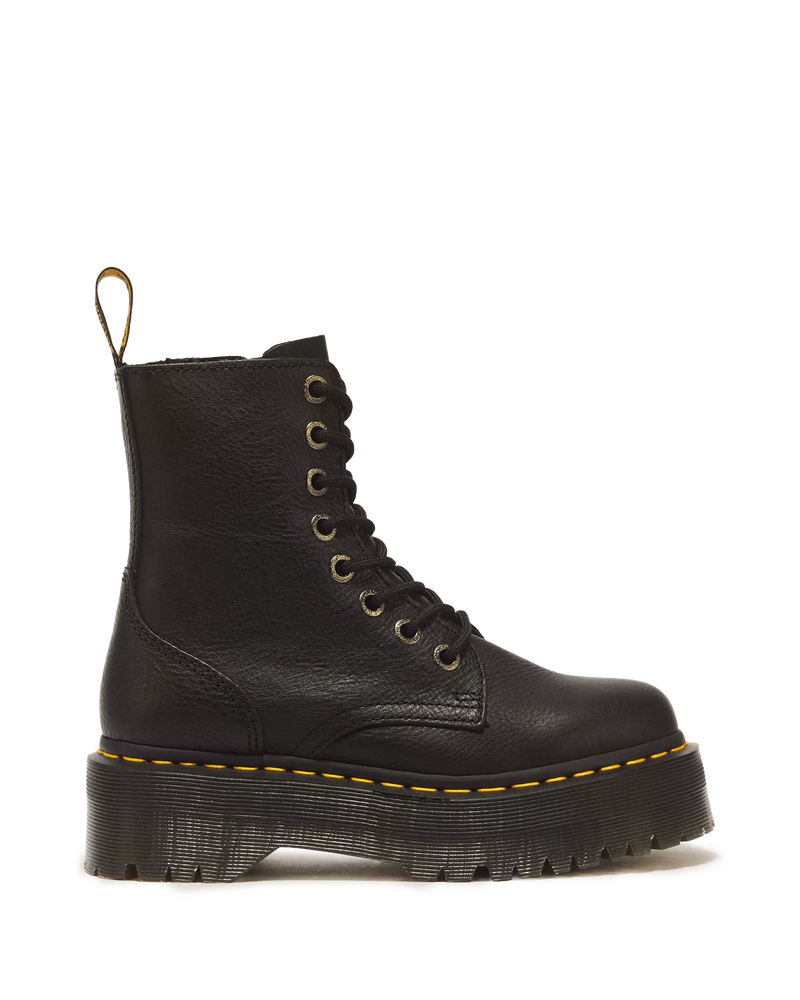 Load image into Gallery viewer, Dr.Martens Women's Jadon III Pisa Leather Platform Boots Black 26378001
