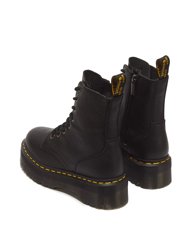 Load image into Gallery viewer, Dr.Martens Women's Jadon III Pisa Leather Platform Boots Black 26378001
