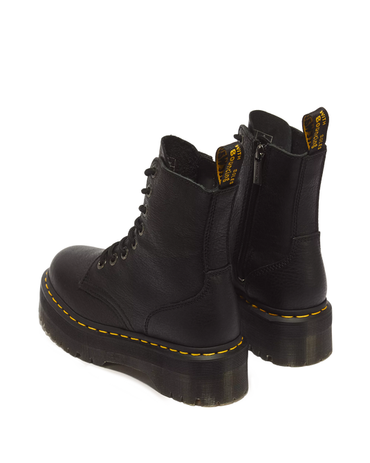 Dr.Martens Women's Jadon III Pisa Leather Platform Boots Black 26378001