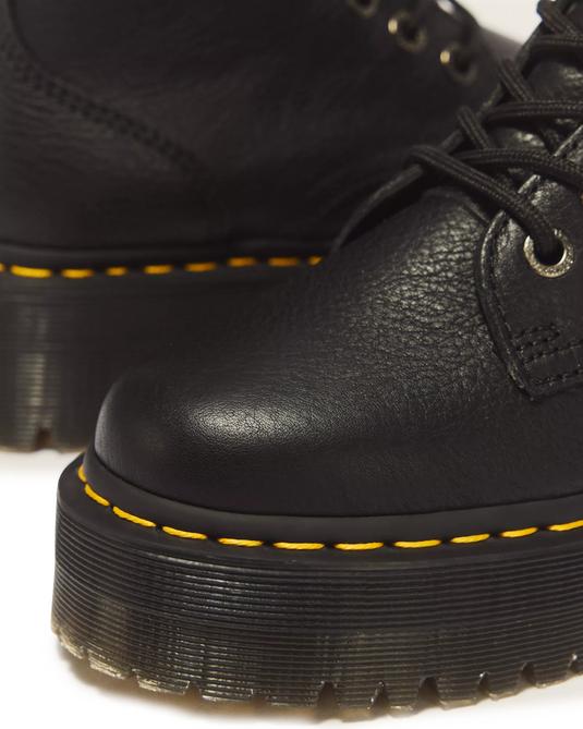 Dr.Martens Women's Jadon III Pisa Leather Platform Boots Black 26378001