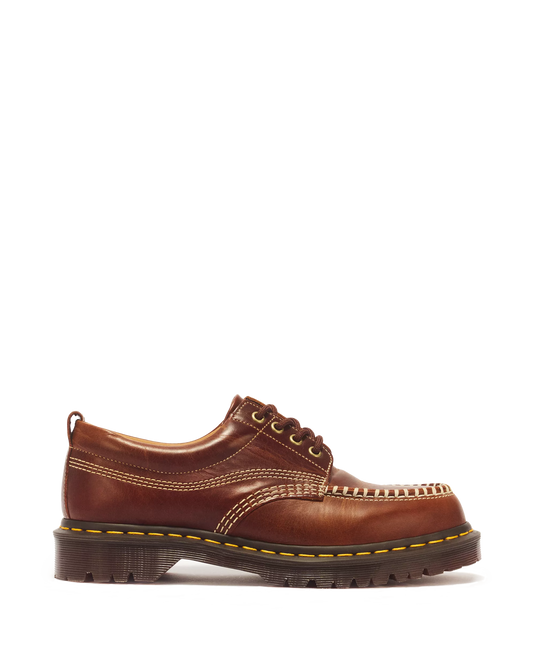 Dr.Martens Unisex Lowell Leather Moc Toe Shoes Butterscotch 31817243