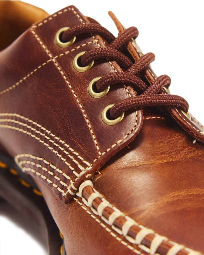 Load image into Gallery viewer, Dr.Martens Unisex Lowell Leather Moc Toe Shoes Butterscotch 31817243
