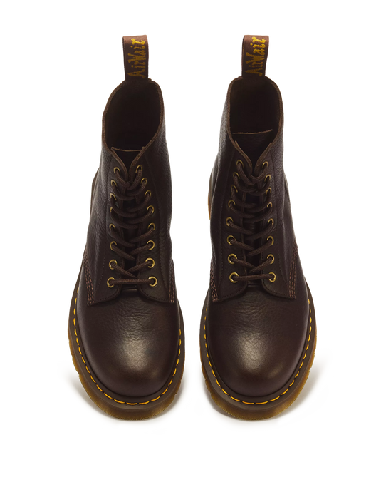 Dr. Martens Men's 1460 Pascal 8 Eye Ambassador Leather Lace Up Boots Dark Brown 31981201