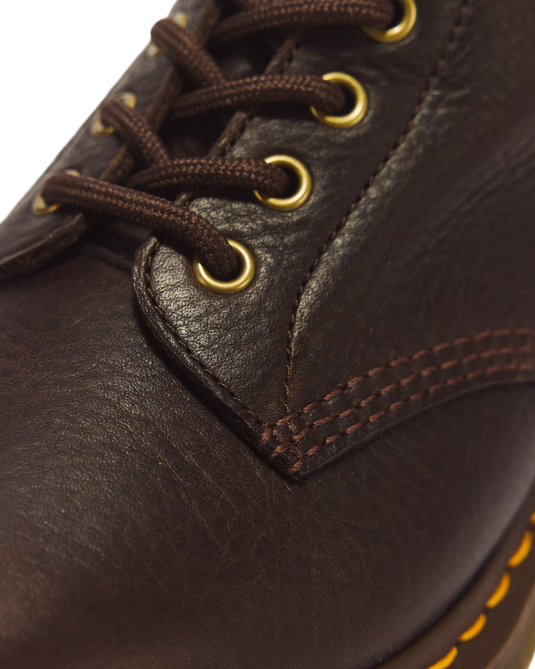Dr. Martens Men's 1460 Pascal 8 Eye Ambassador Leather Lace Up Boots Dark Brown 31981201