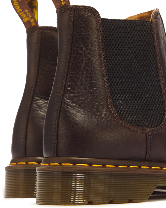 Dr. Martens Men's 2976 Leather Chelsea Boots Ambassador Shoes Dark Brown 31989200