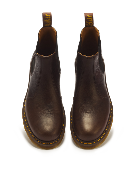 Dr. Martens Men's 2976 Leather Chelsea Boots Ambassador Shoes Dark Brown 31989200