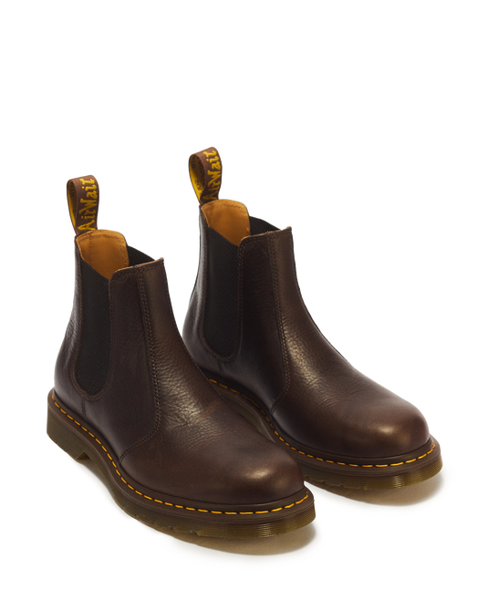 Dr. Martens Men's 2976 Leather Chelsea Boots Ambassador Shoes Dark Brown 31989200