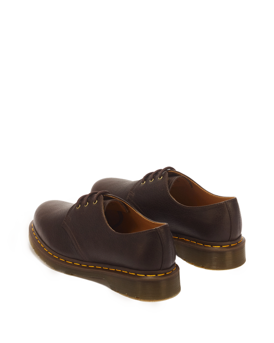 Dr Martens Men's 1461 3 Eye Ambassador Leather Lace Up Shoes Dark Brown 31994200