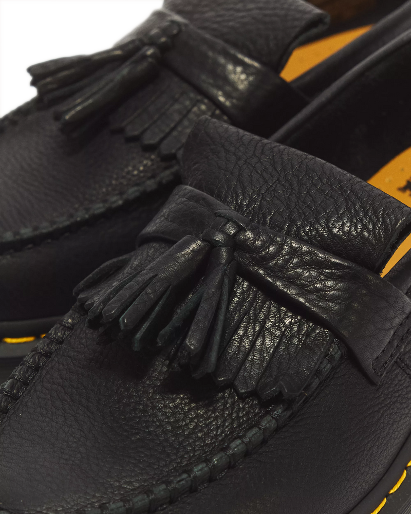 Load image into Gallery viewer, Dr.Martens Unisex Adrian Ambassador Soft Leather Tassel Loafers Black 31997001
