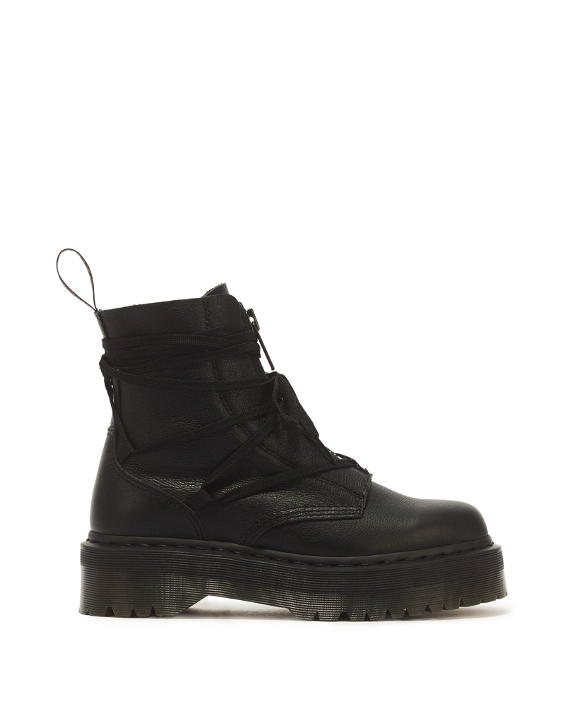 Load image into Gallery viewer, Dr. Martens Women's Jarrick II Mono Laced Leather Platform Pisa Shoes  Black 32221001
