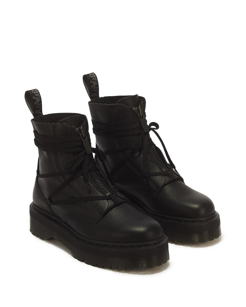 Load image into Gallery viewer, Dr. Martens Women's Jarrick II Mono Laced Leather Platform Pisa Shoes  Black 32221001
