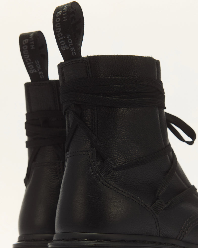 Load image into Gallery viewer, Dr. Martens Women's Jarrick II Mono Laced Leather Platform Pisa Shoes  Black 32221001
