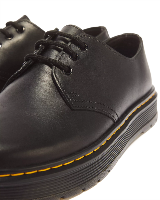 Dr. Martens Men's Brookline Lo Leather Lusso Shoes Black 41553001