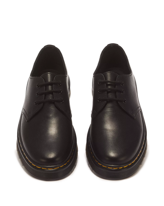 Dr. Martens Men's Brookline Lo Leather Lusso Shoes Black 41553001